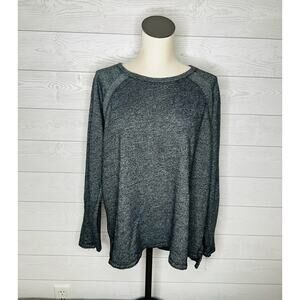 Gap G Fast Charcoal Heather pullover Sweatshirt Size XL